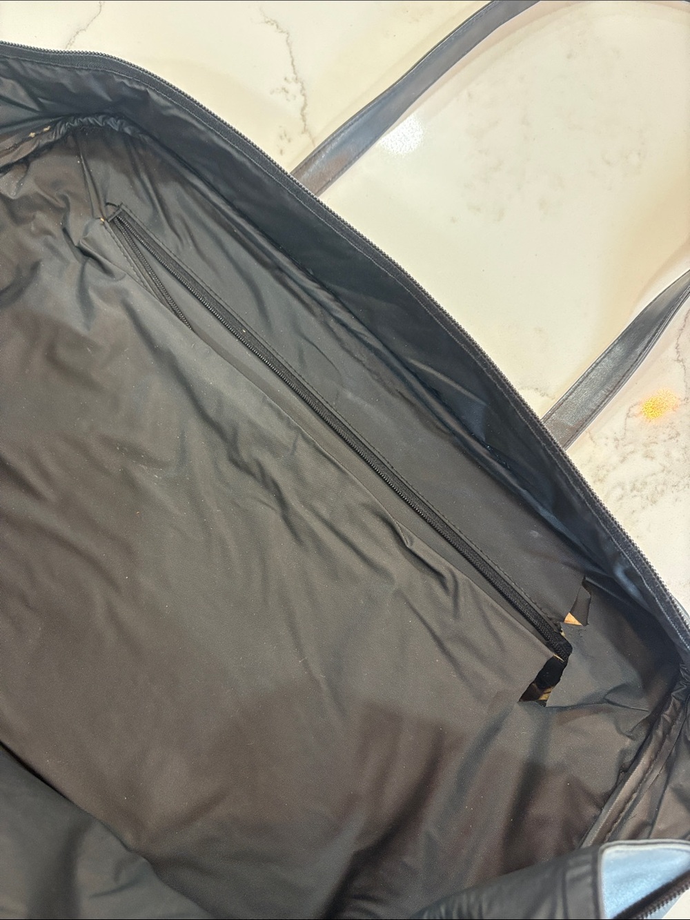 Oscar de la Renta Black Laptop Tote Bag - Picture 8 of 11